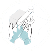 Ellerinizi iyice durulayın